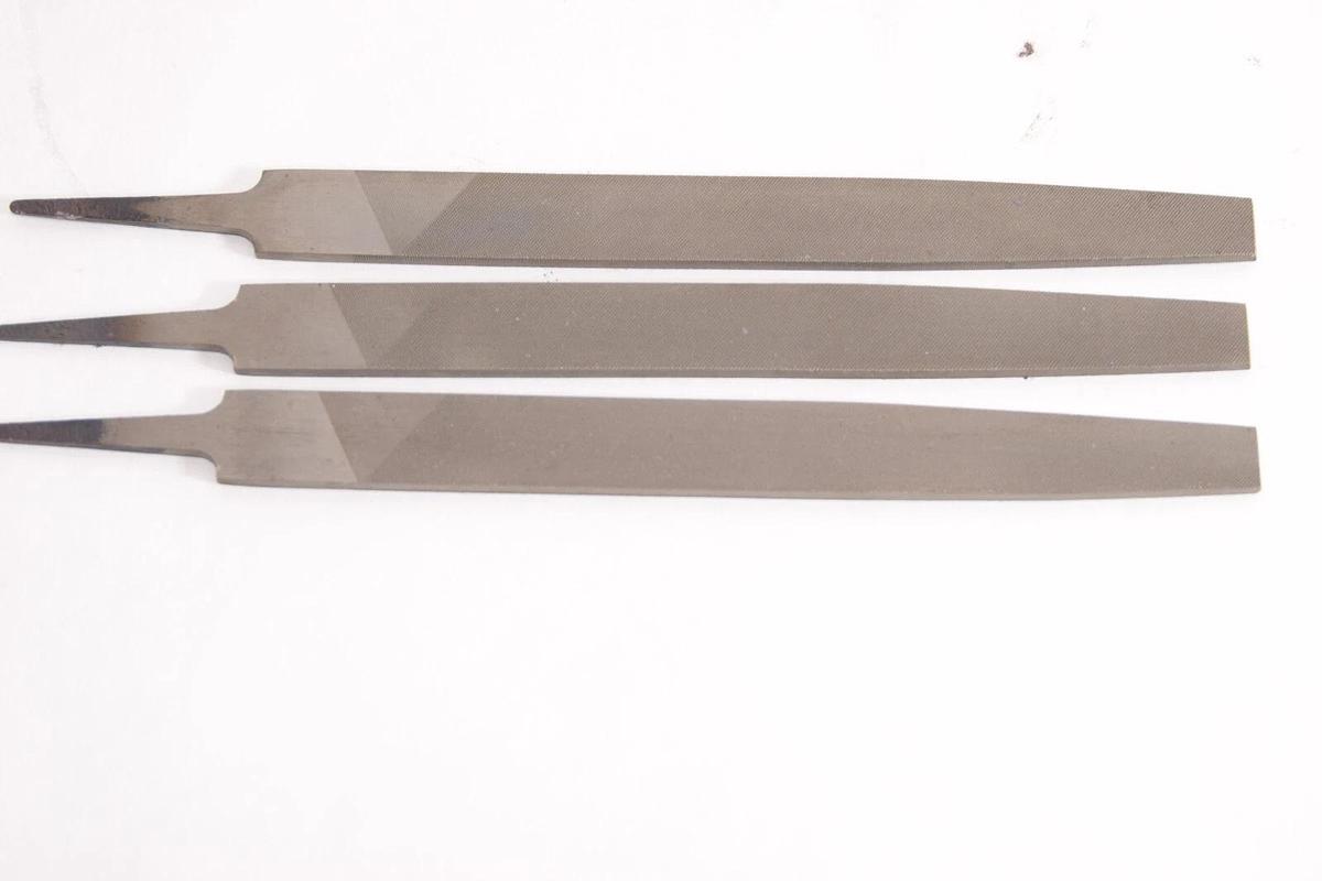 (NEW - Lot of 3) AMERICAN PATTERN DIC03632 8" Length 3/4" Wide Smooth Flat File
