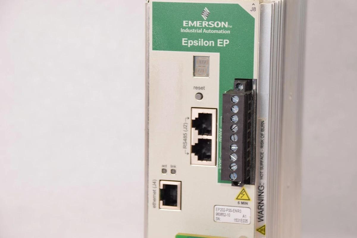 Used EMERSON EP202-P00-ENR0 EP202P00ENR0 EP202 Epsilon EP Servo Drive 220/240v