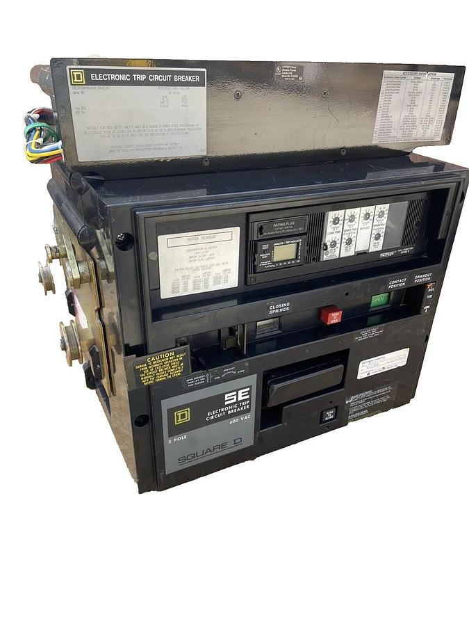 Refurbished Square D Electronic Trip Breaker SQD, SED361600LSGES1, 1600A-3P, SED, 3B, 1600 A