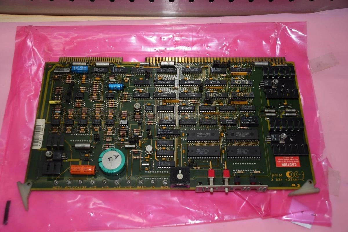 Used CINCINNATI MILACRON 3-531-4334A  PFM BOARD CARD