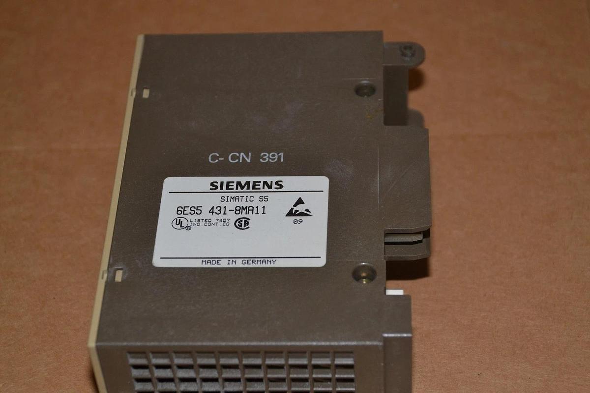 Used SIEMENS SIMATIC S5 6ES5 431-8MA11 8x24V DIGITAL INPUT MODULE