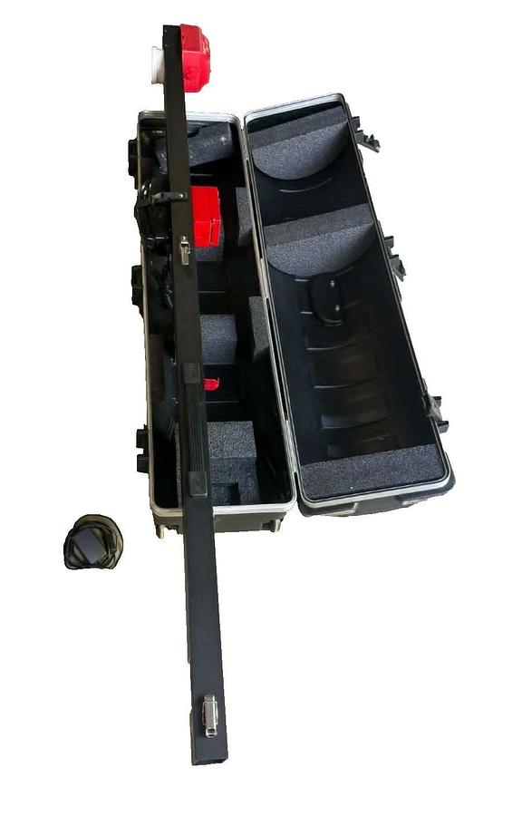 Used Bullex R.A.C.E. Station RACE001 Fire Training pull station, alarm phone w/ Case