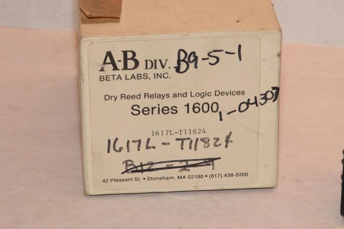 (NEW) ALLEN BRADLEY 1617L-T11S24 24V Dry Reed Counter Relay