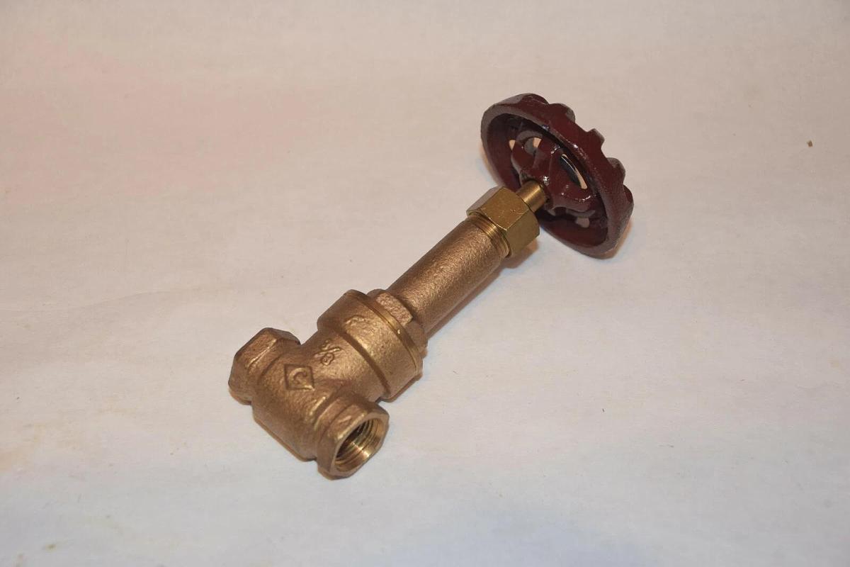 NEW CRANE 428 125S/200CWP BRONZE 3/8" WEDGE GATE VALVE