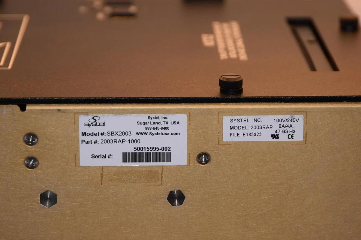 Used Systel Dematic 2003RAP-1000 SBX2003  Industrial Computer 2003RAP  pci-7442