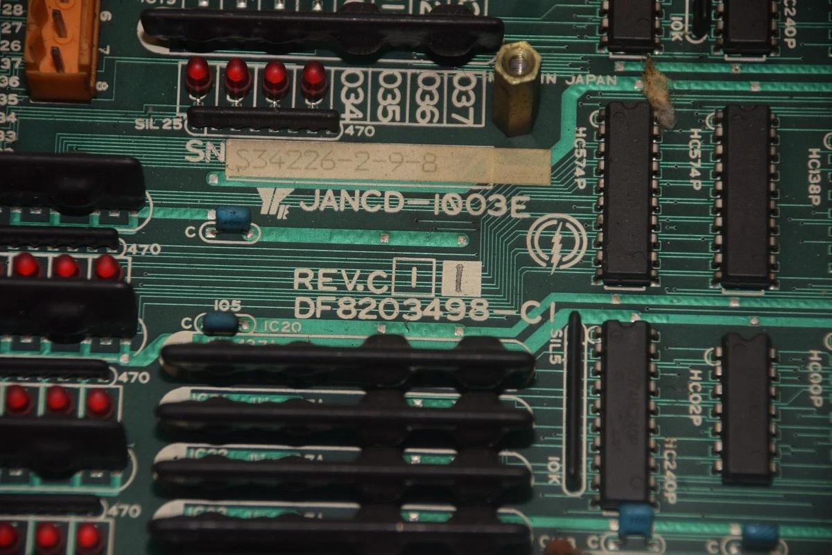 Used YASKAWA MOTOMAN ROBOTICS PCB CIRCUIT BOARD JANCD-1003E REV. C DF8203498-CO