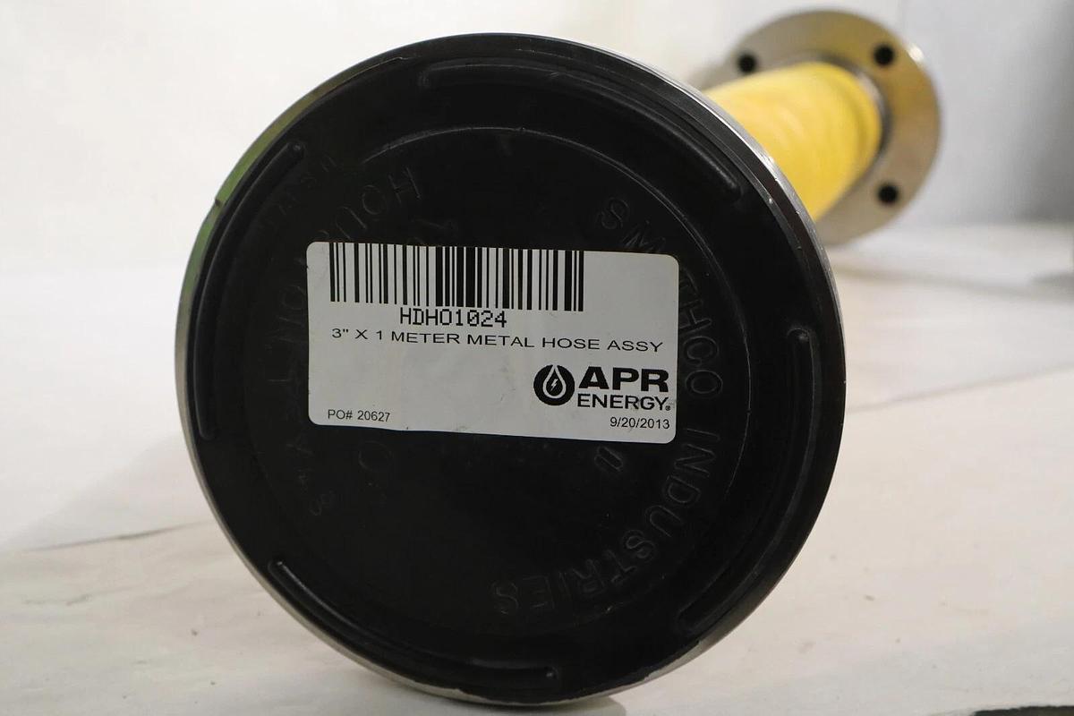 APR Energy 3" x 1 METER Metal Hose Assy SS Stainless Flexible Hose HDHO1024  NEW