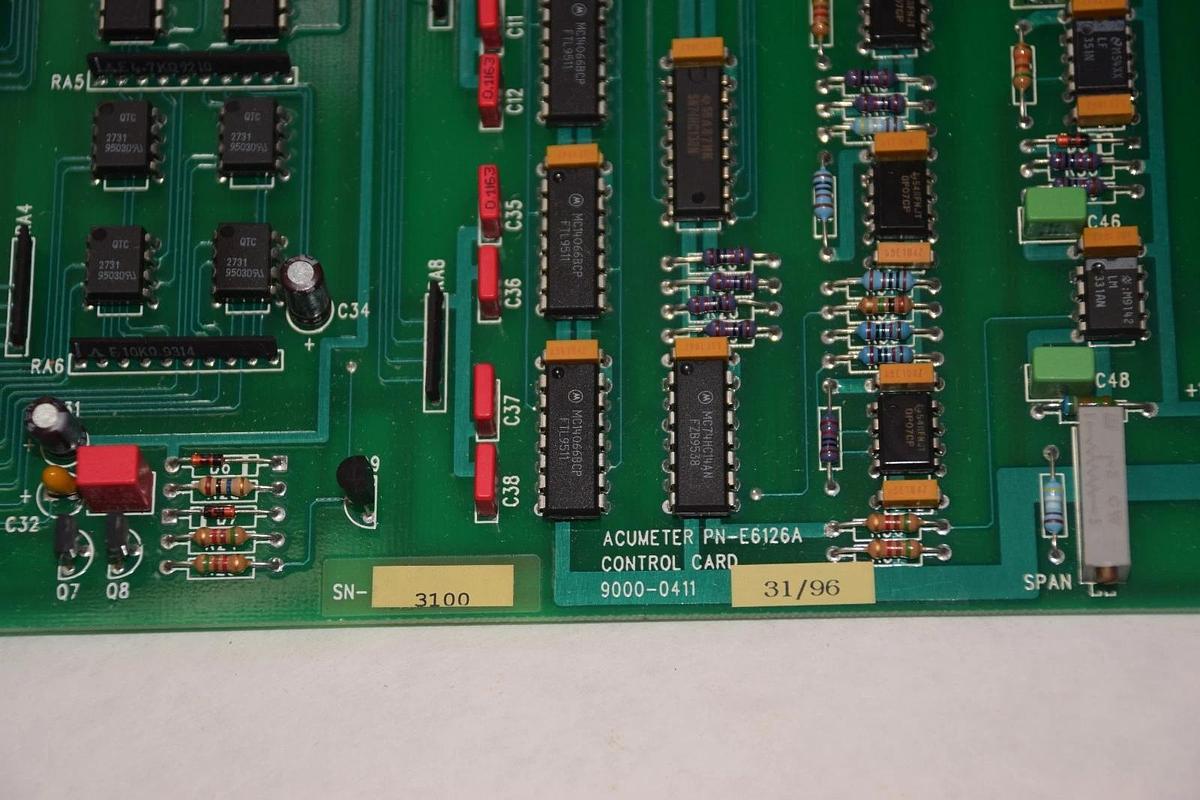 Used ACUMETER, CPU CARD, PN-E6126A  PN-E6126A 9000-0411