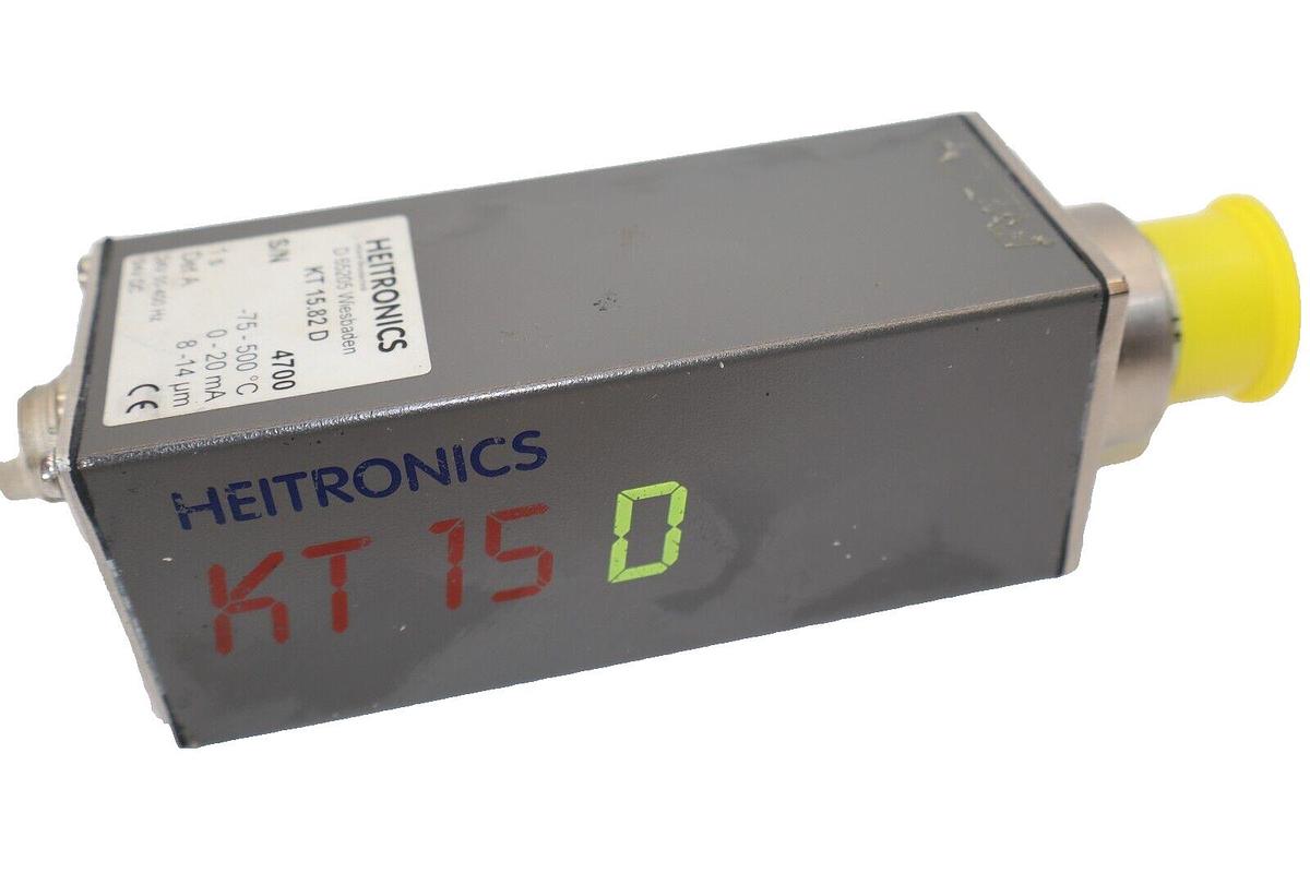 Used HEITRONICS KT 15.82 D 24V 50-400Hz Infrared Radiation Thermometer