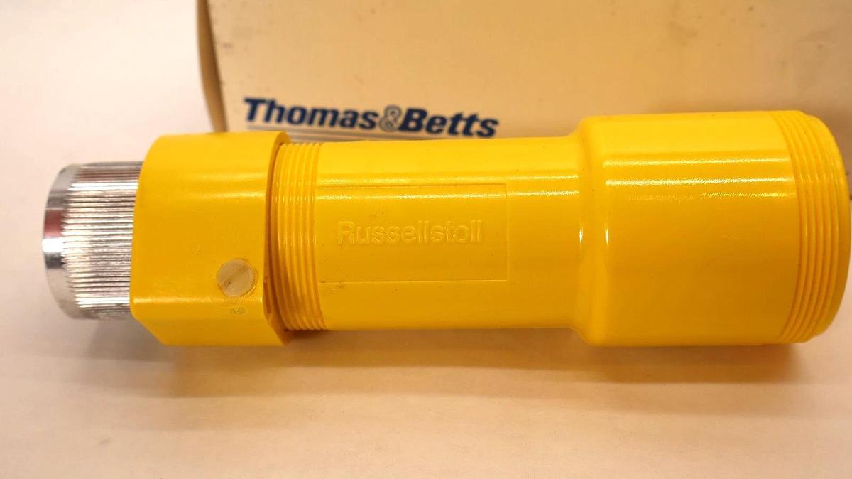 Thomas & Betts 9C33U2/C75 30A 250Vac Russellstoll Connector (New)