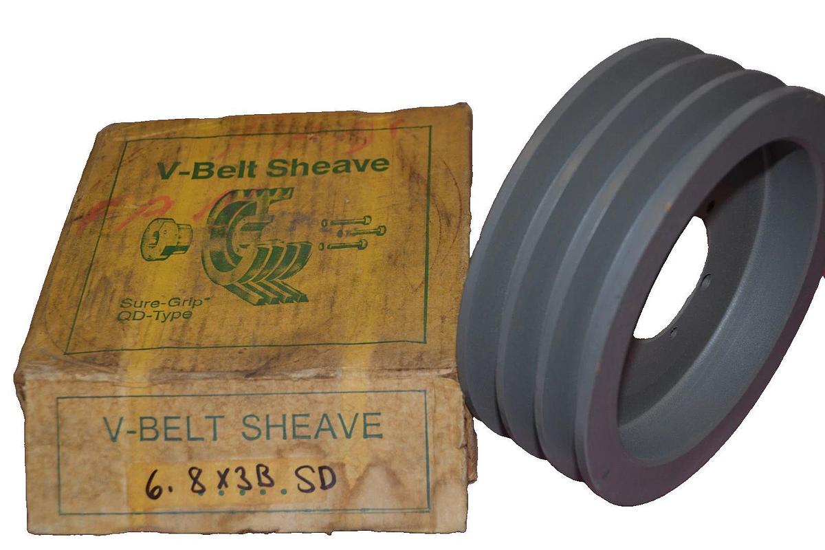 TB Wood's V-Belt Sheave Pulley 6.8x3B SD 68X3BSD NEW