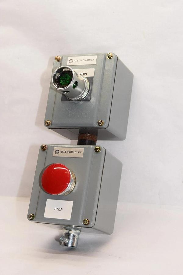 Used ALLEN BRADLEY 800T-1TKG , 800T-QAH26 , 800T-D Start Stop Assembly