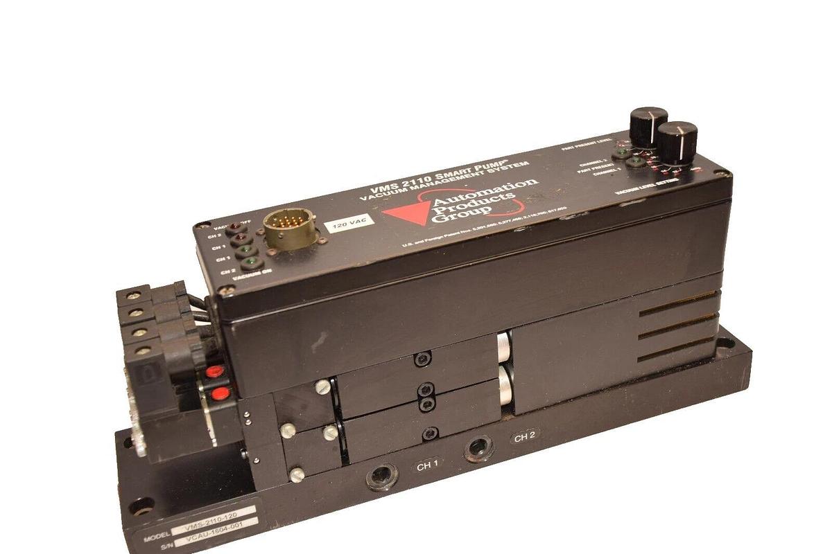 Used AUTOMATION PRODUCTS GROUP VMS-2110-120 VMS 2110 Smart Pump Vacuum Pump