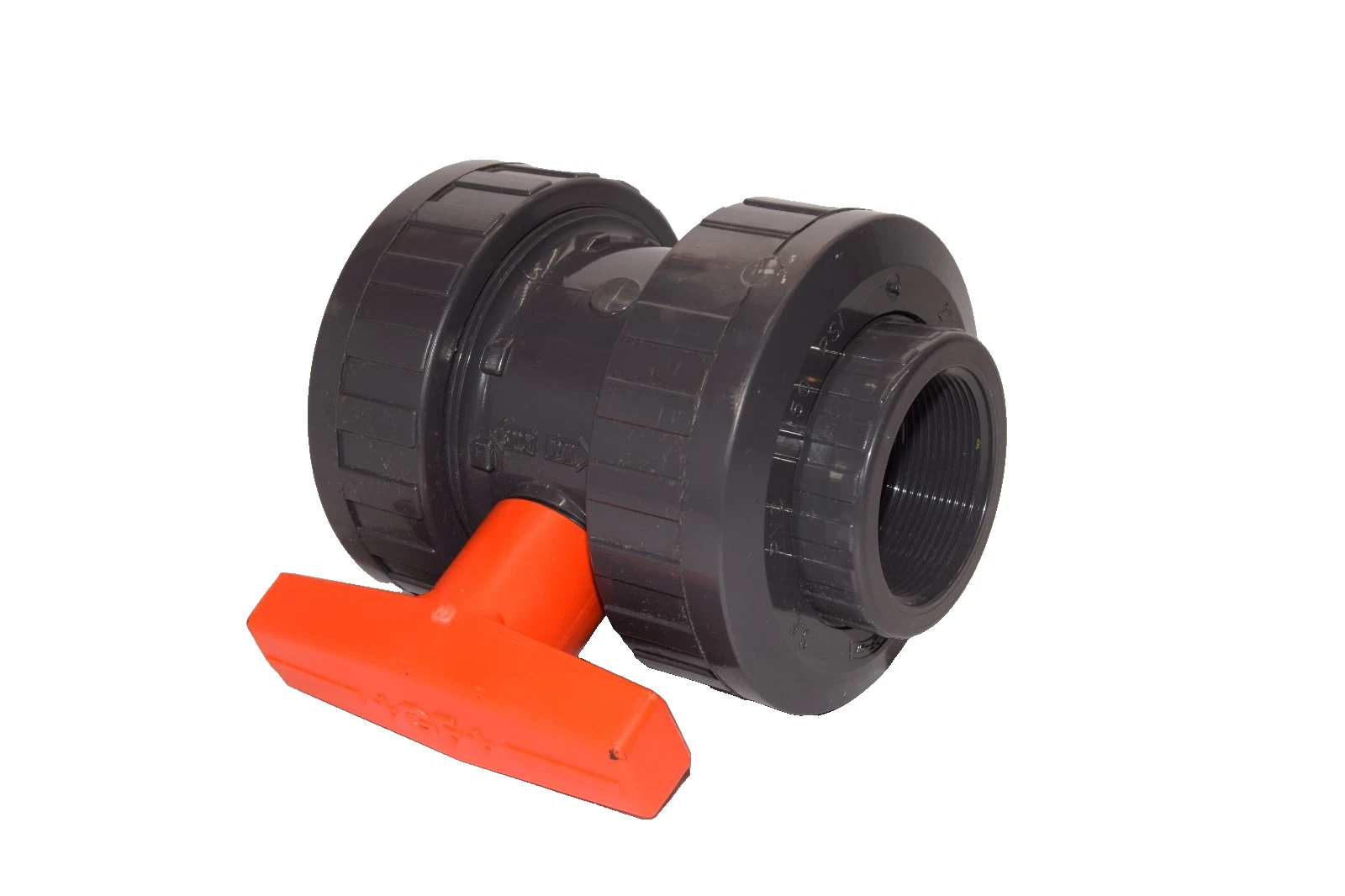 George Fischer 2" Threaded Non-Shock True Union Ball Valve PVC (New)