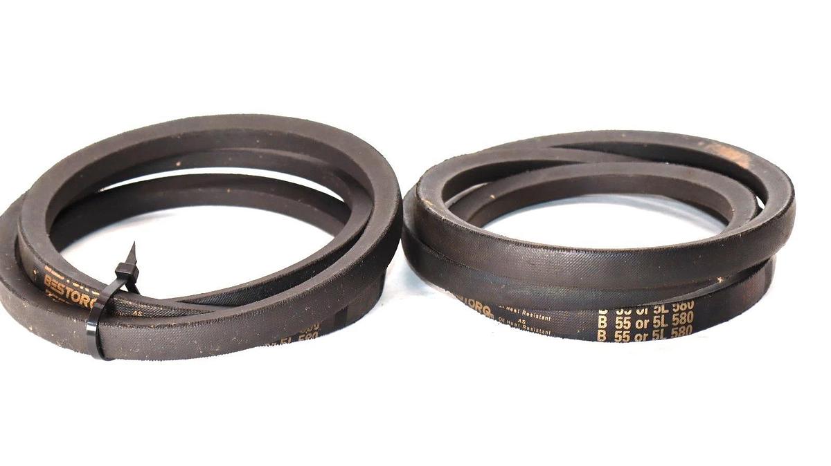 (NEW - Lot of 2) BESTORQ B55 , B-55 , 5L580 V-Belt