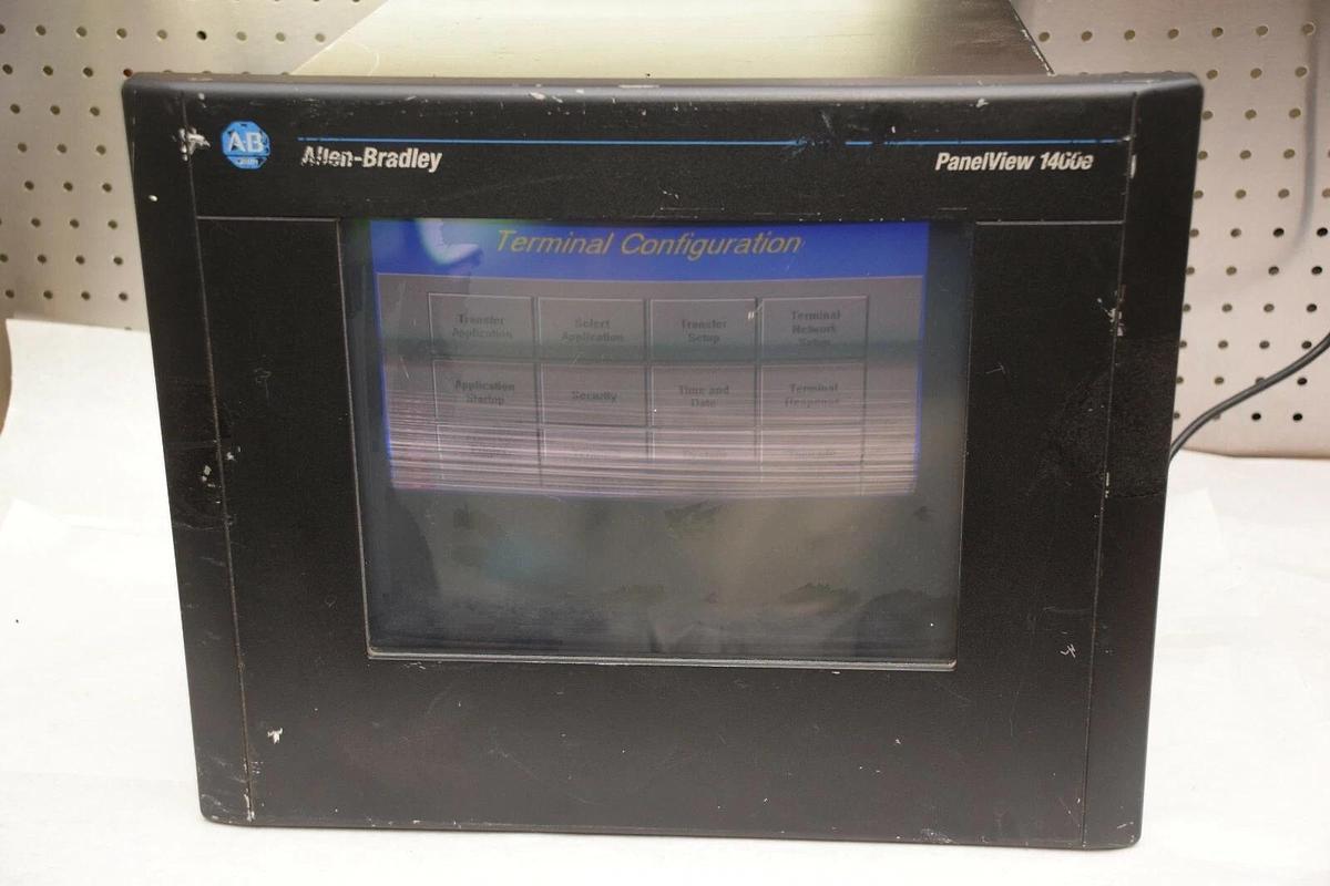 Used Allen Bradley Panelview 1400E  2711E-T14C6  Ser E Rev D