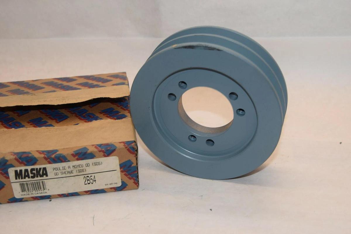 (NEW) MASKA 2B54 QD (SDS) Double Bushing Sheave