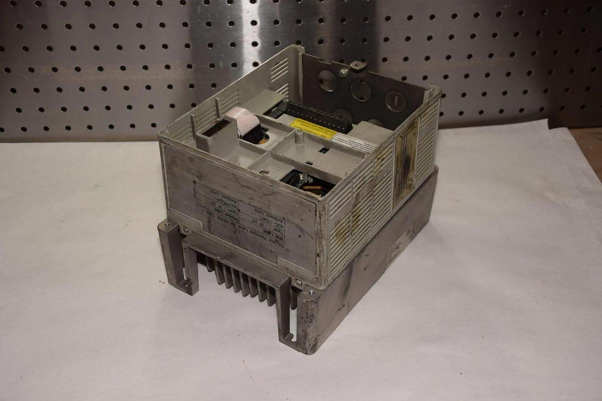Used ALLEN BRADLEY 20AD5P0AYNNNNN 3HP 400V Drive missing front cover Sold AsIs