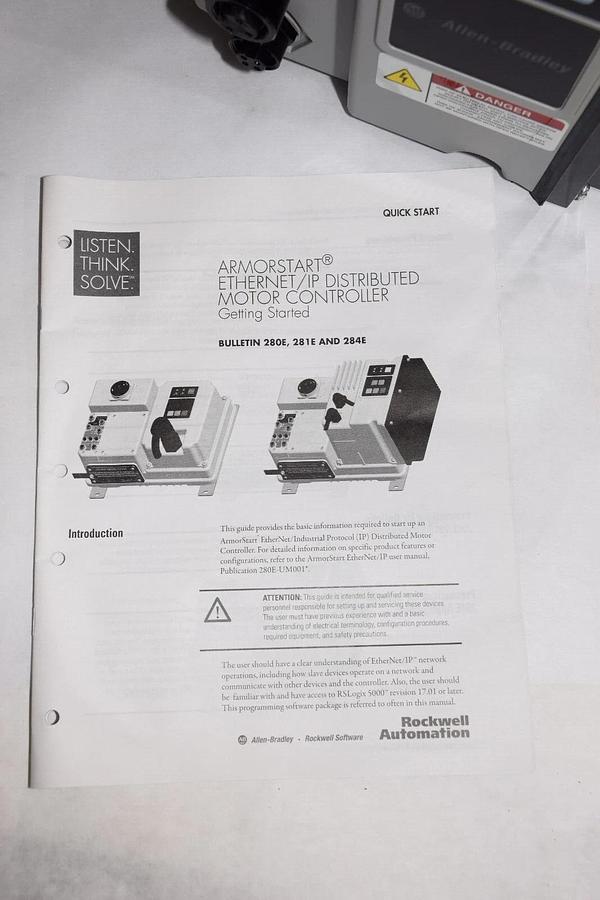 (NEW) ALLEN BRRADLEY 284E-FVD2P3Z-10-RRN-DB1-SBW Ser. C Drive and Base Module