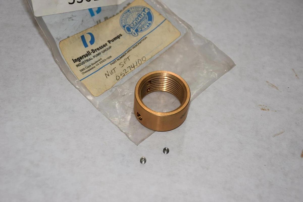 NEW INGERSOLL DRESSER 052741-00 05274100 NUT SFT
