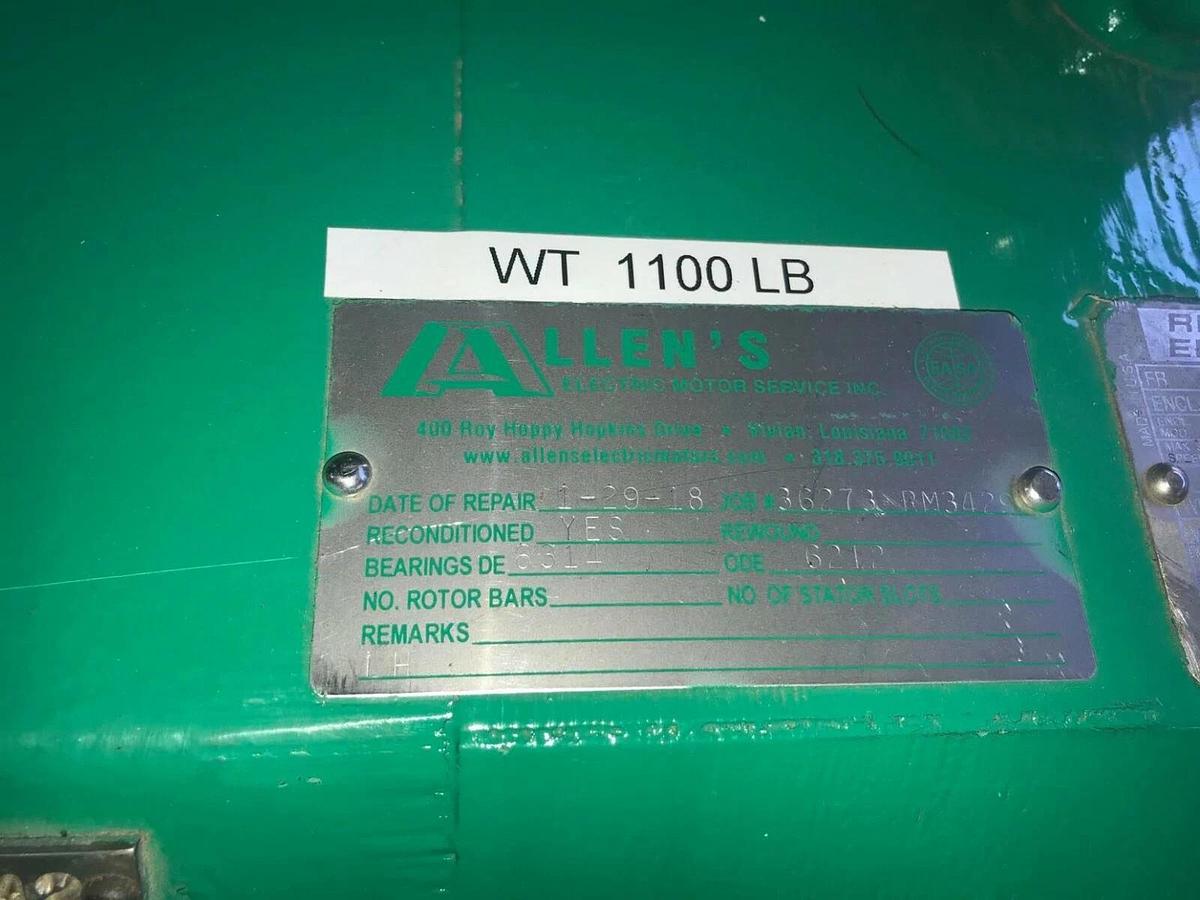 Refurbished (Rebuilt) Reliance Electric DC Motor MC3212ATZ 30 HP, 1750 / 2300 500V