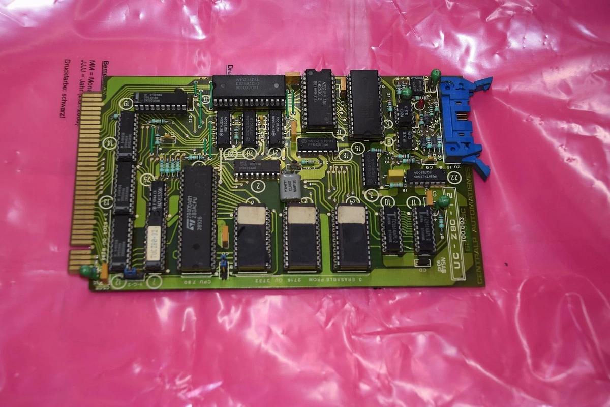 Used CENTRALP AUTOMATISMES A621 036 S A 621 036 S A621036S UC-Z80-T2 CIRCUIT BOARD