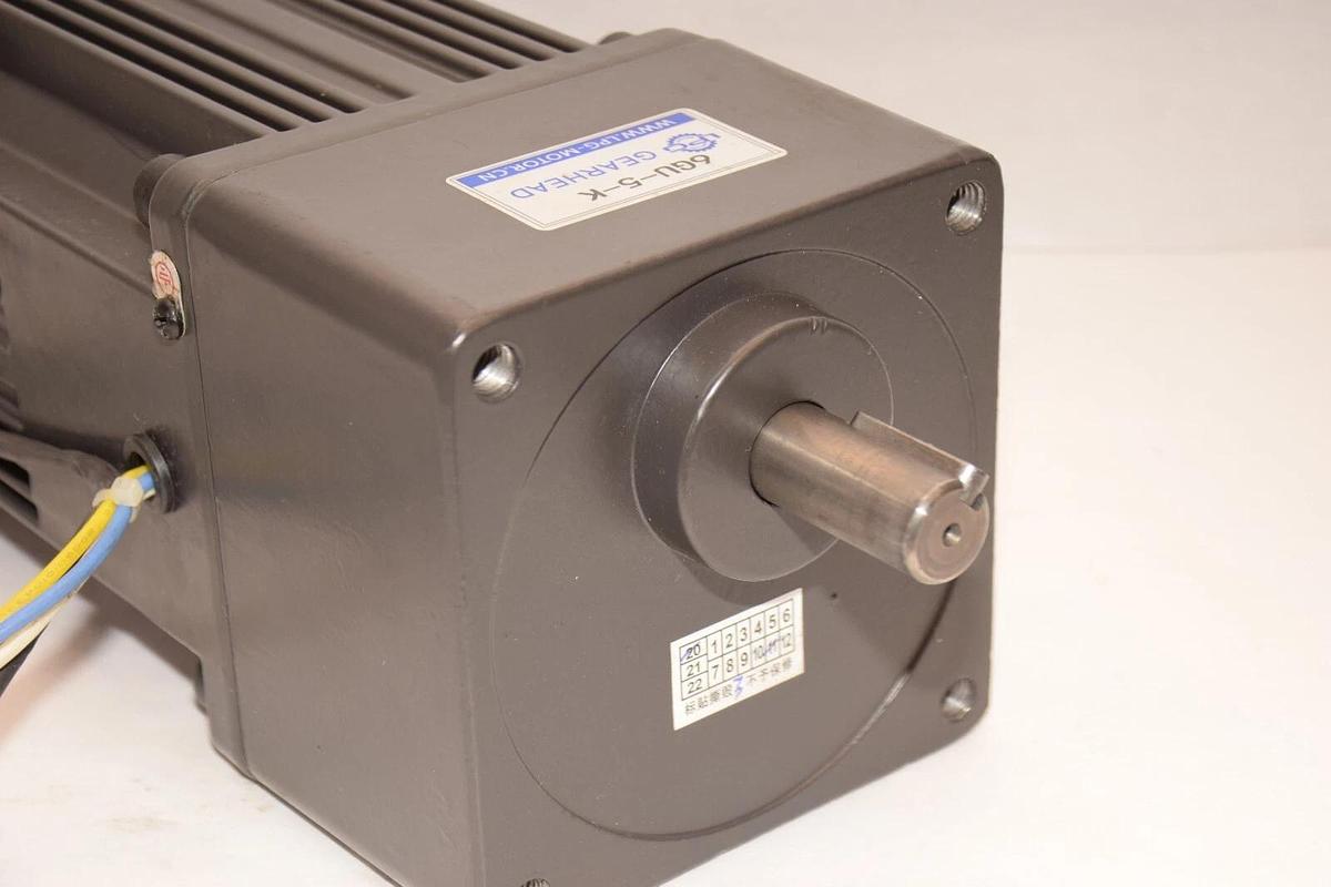 Used LPG 6RK200RGU-CF 200W 220V Speed Regulating Motor w/ Gearbox Reducer 6GU-5-K