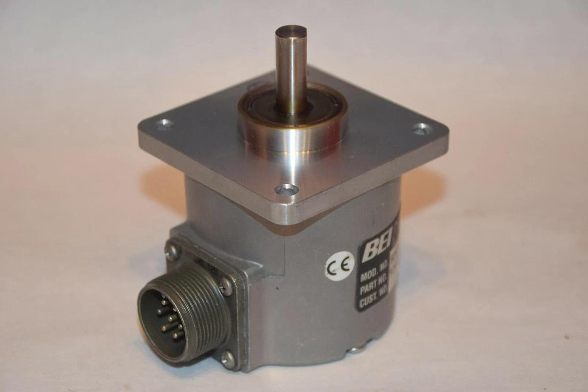 Used BEI Industrial Encoder H25D-SS-360-ABZ-7406R-SM16-S H25D