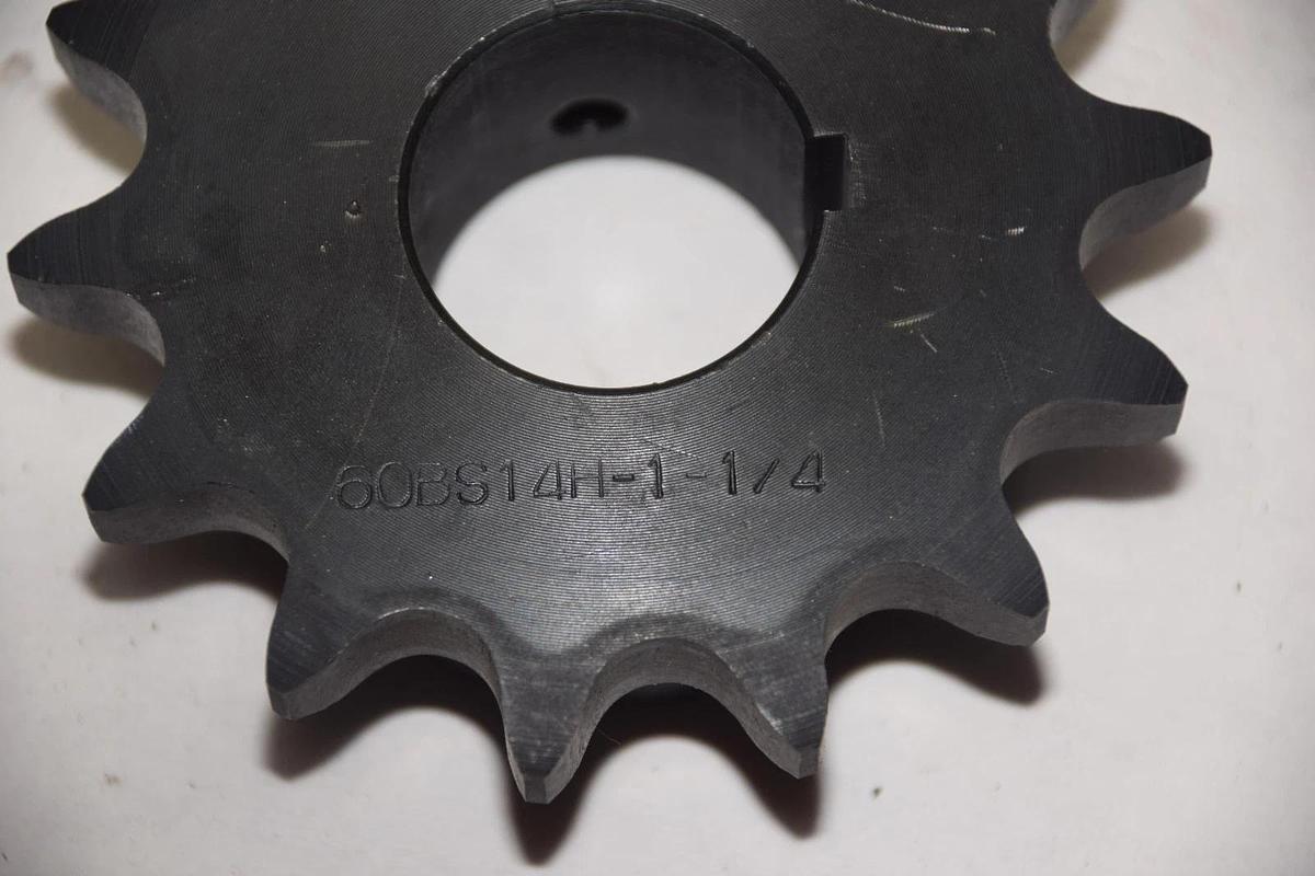 AMEC 60BS14H-1-1/4 1-1/4" BORE 14 TEETH SPROCKET NEW