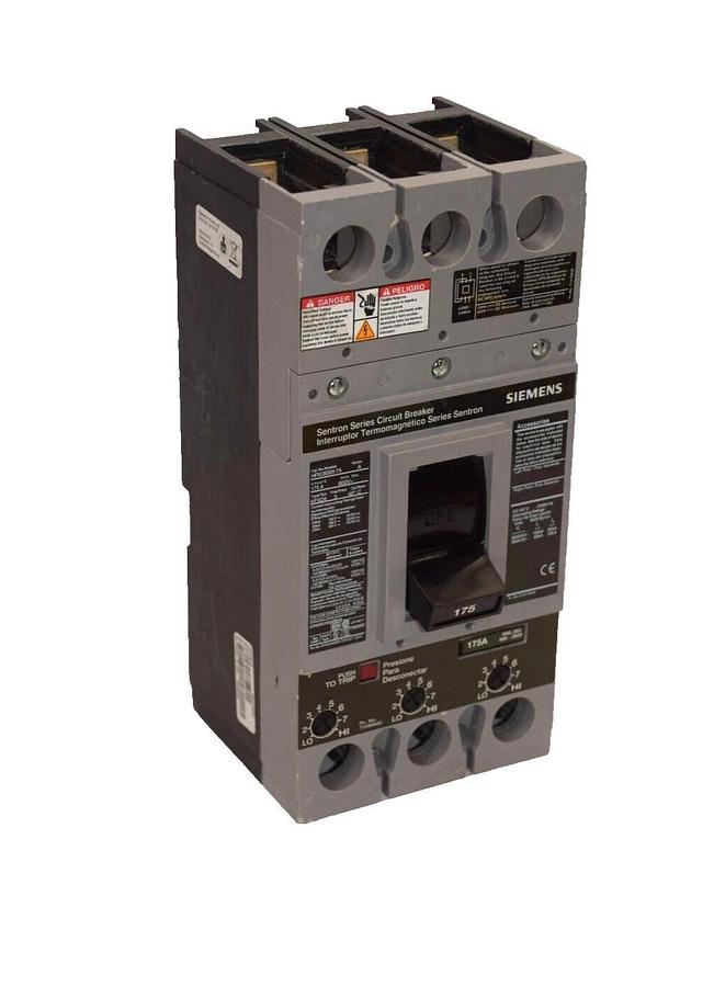 (NEW) SIEMENS HFXD63B175 Ser. A 175A Amp 600V 3P Sentron Series Circuit Breaker