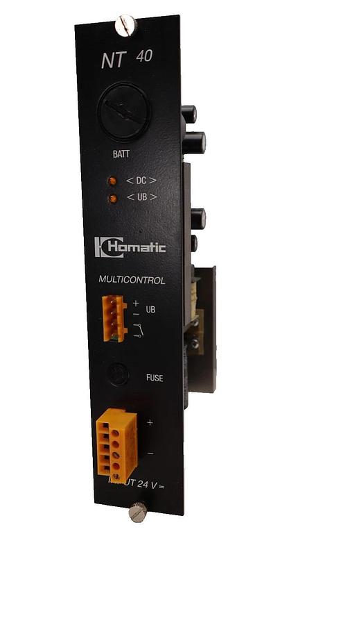 Used HOMATIC NT40 , ECNT40-0 Rev: 2.00 24V Multicontrol Power Module Board