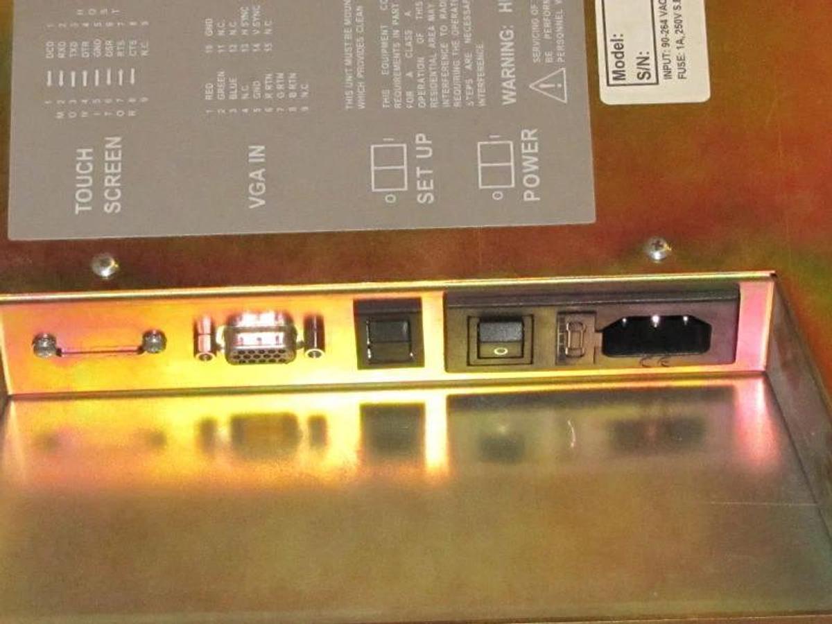 Used Viewtronix XT1500  Panel View Operator Interface Monitor