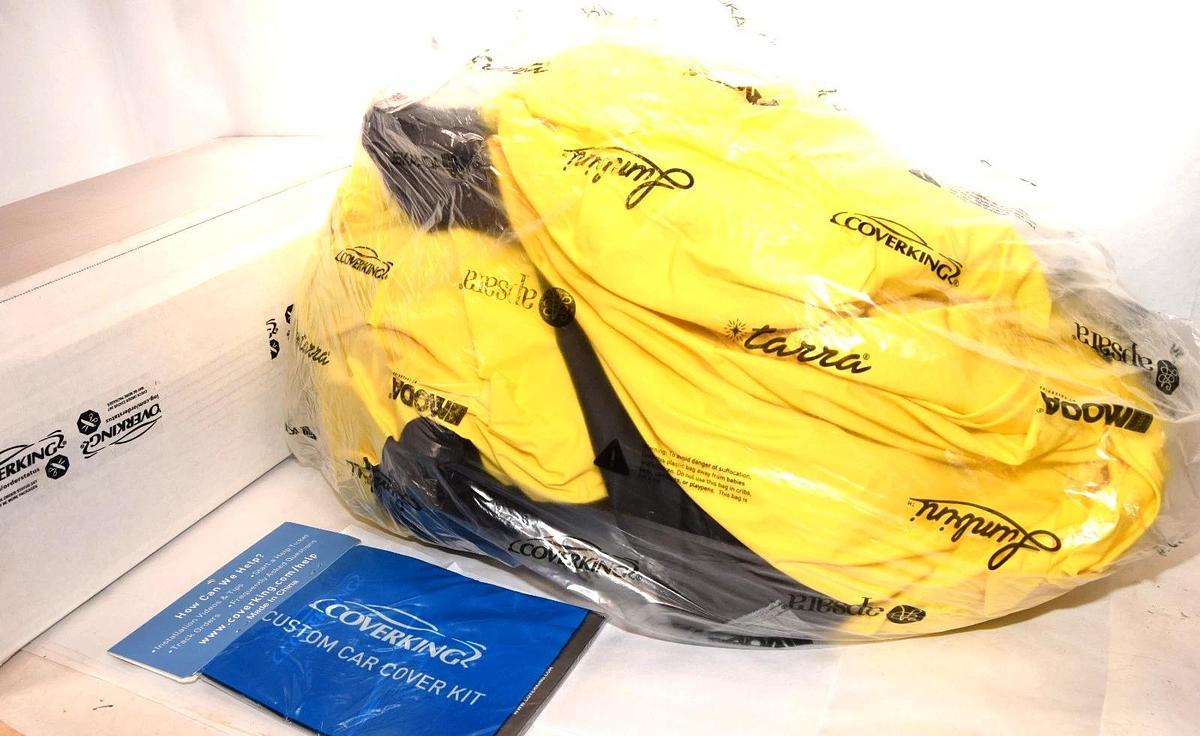 Coverking Custom CVC3SP293CH101-59 Exterior Car Cover Chevrolet Corvette Yellow