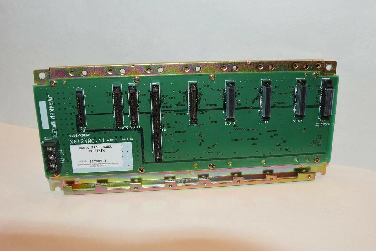 NEW SHARP X6124NC-11 JW-34KBM 5-SLOT BASIC RACK PANEL