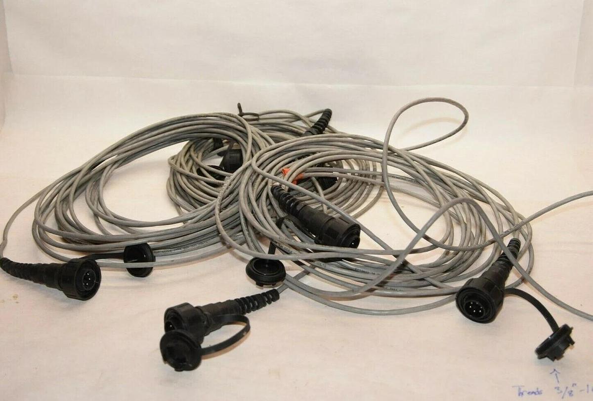 Used (Lot of 3) ALLEN BRADLEY 11-0018751 Rev A 8711017 6Pin IP68 Connector Cable