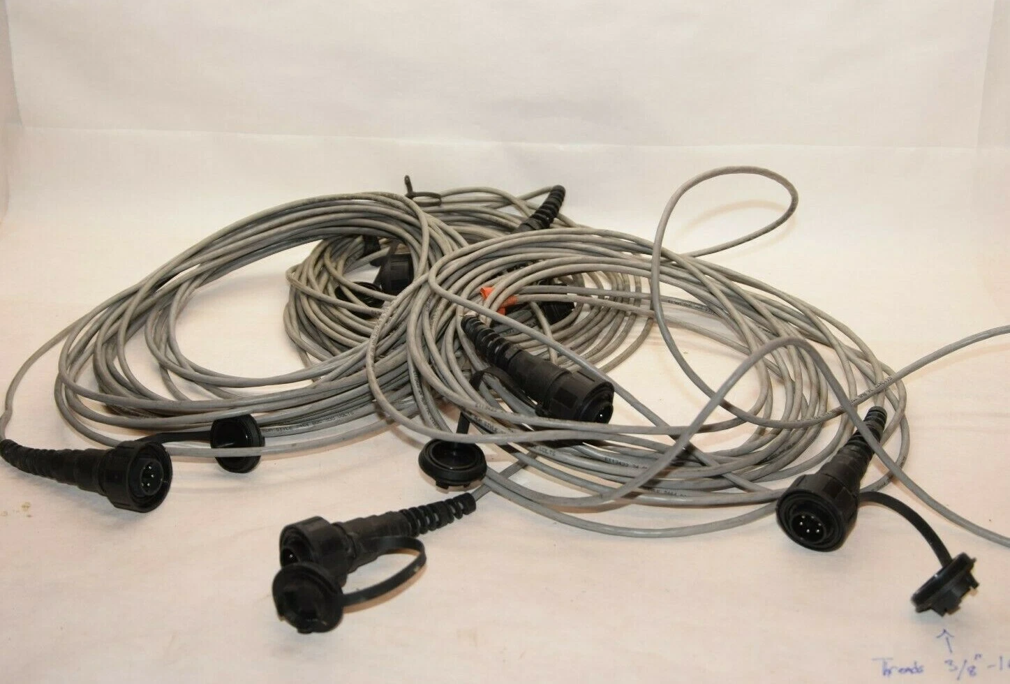 Used (Lot of 3) ALLEN BRADLEY 11-0018751 Rev A 8711017 6Pin IP68 Connector Cable