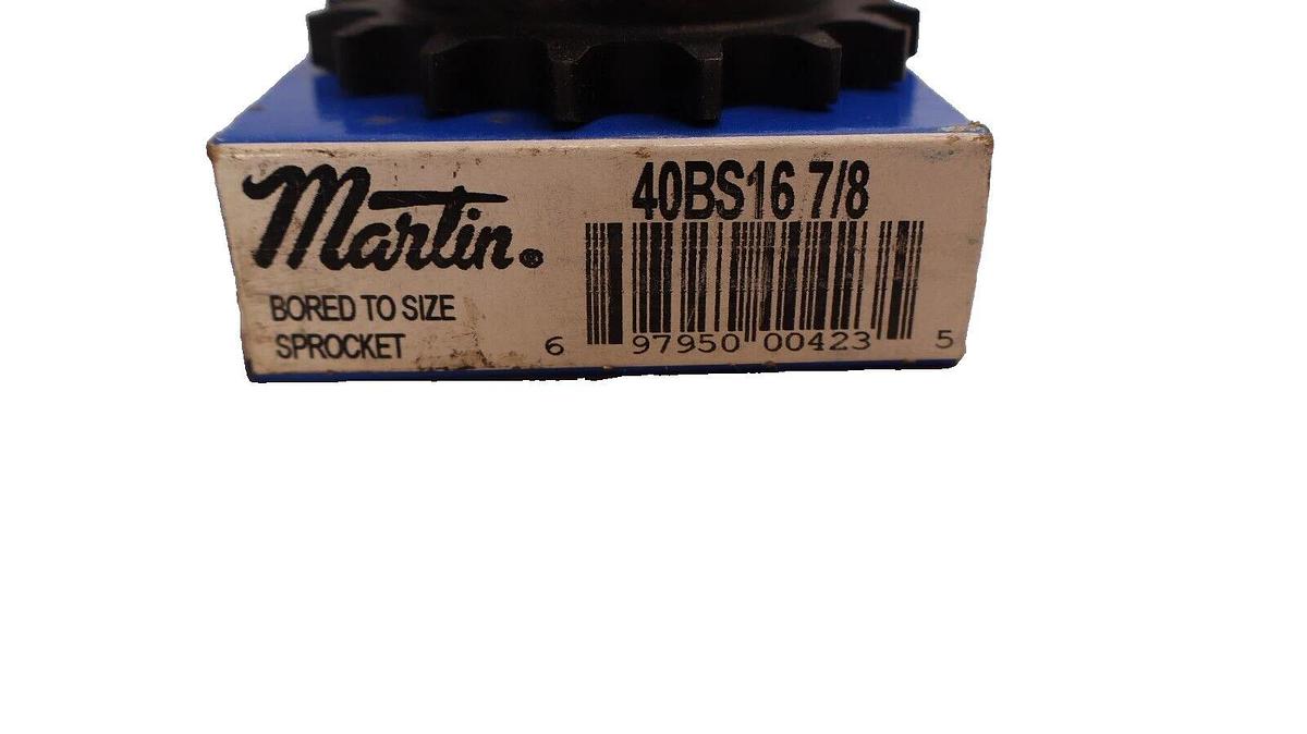 (NEW) MARTIN 40BS16 7/8" Bore Sprocket