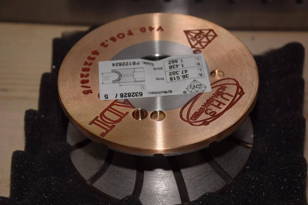 ADI 2 UHS 929175, PB122824, V40, 120MM x 40MM 35mm Diamond Profile Wheel Granite