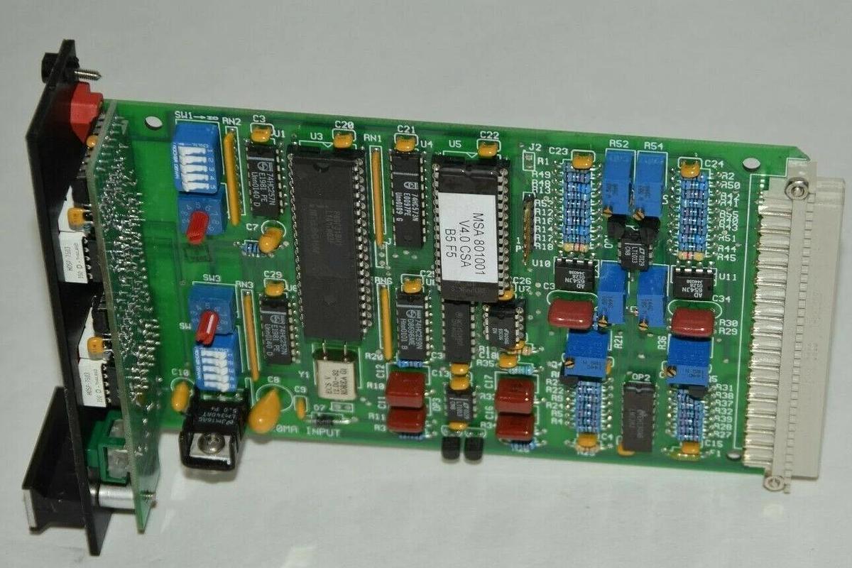 Used MSA 814441 REV 01 801001 5000 Analog Input Module