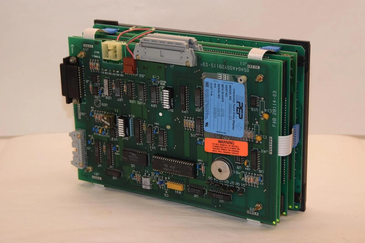 Used IEE 04282-01 Interactive Touch Entry Display