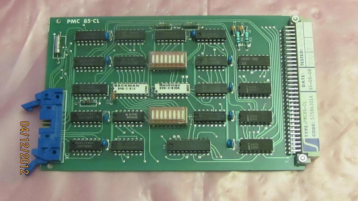 Used ABB STROMBERG PARAMETER BOARD CARD 5760293-7B 57602937B 57584301A  PMC85-CL