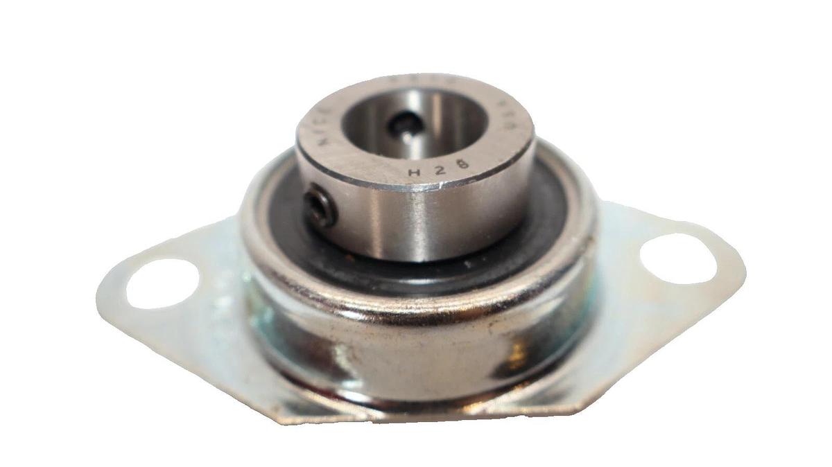(NEW) NICE 6912 , H28 2-Bolt Flange Bearing