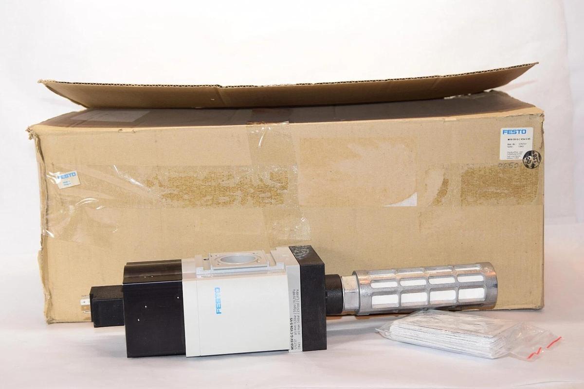 (NEW) FESTO MS9-SV-G-C-V24-S-VS 3.5-16Bar Soft Start/Quick Exhaust Valve
