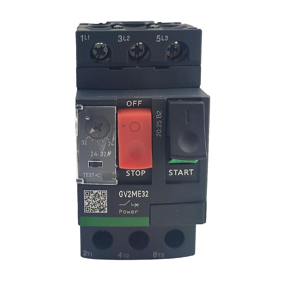 Used SCHNEIDER ELECTIRC iC60N C 32A iC60NC32A 2 pol 2P 400V Miniature Circuit Breaker