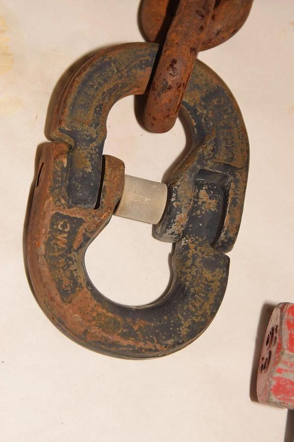 Used 1/2" Crosby Chain Sling 48" CW13-10 U1TK CW 13-10 TSC 7/8 Crosby