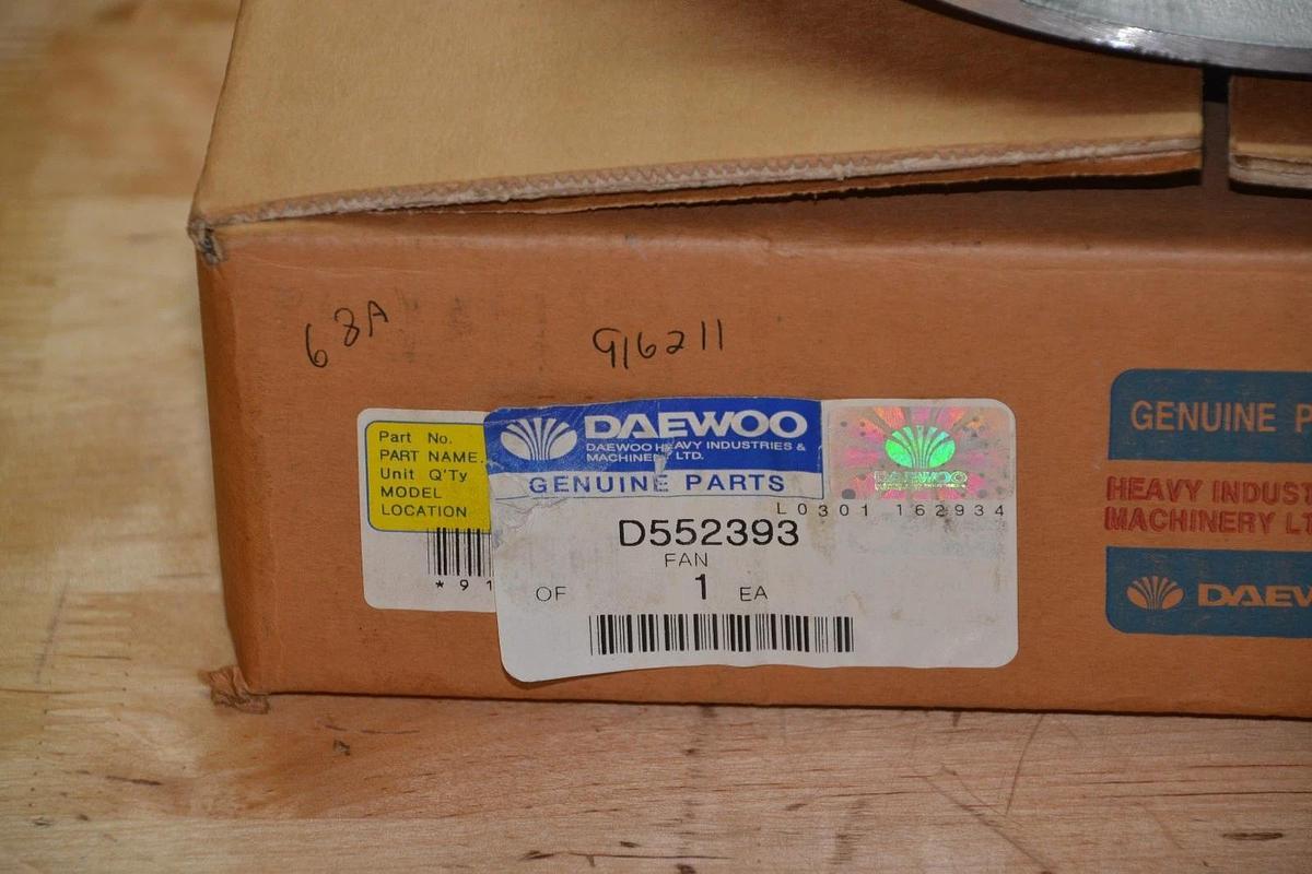 Used Daewoo Clark Fan d552393 916211 cl916211  FAN BLADE  FORKLIFT PARTS