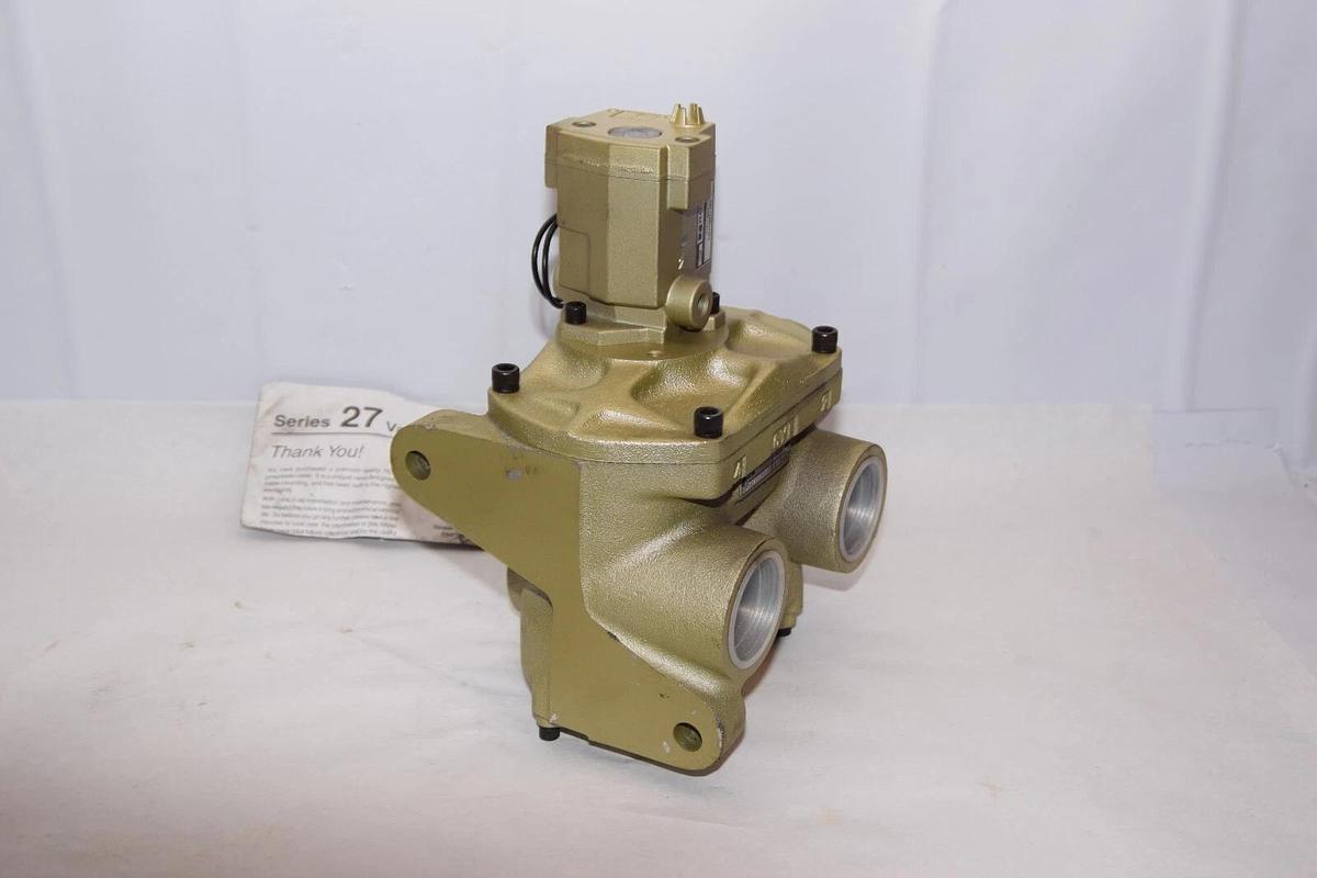 (NEW) ROSS 2776B8011 Ser. 27 1-10Bar 110V 4Way 2 POS Directional Control Valve
