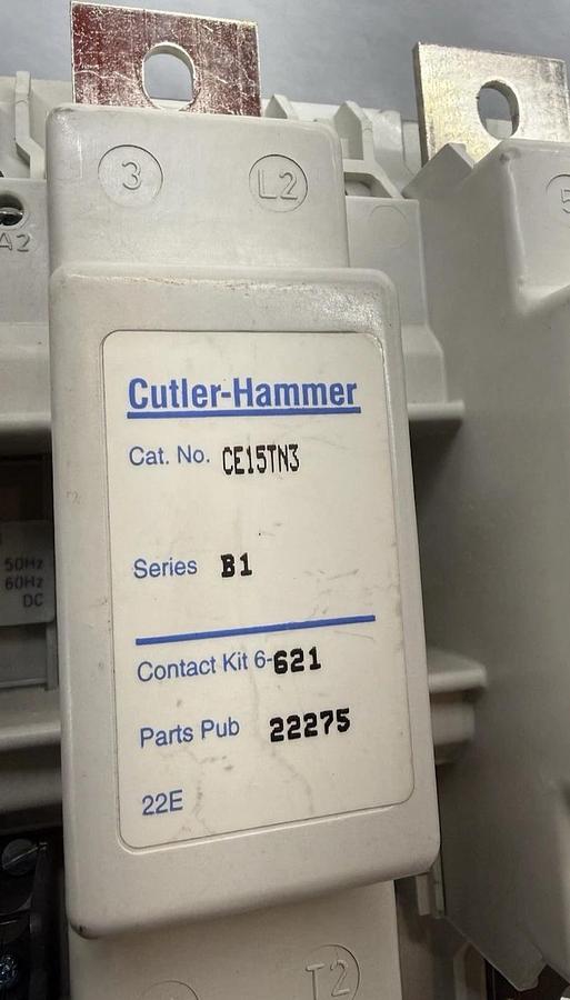 Cutler-Hammer CE15TN3 AC Magnetic Contactor Ser.B1 600V, 420 Amp 24V coil, 420A