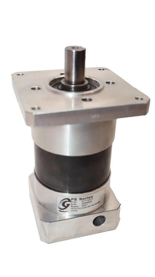 Used GAM 20:1 Ratio Planetary Gearbox 81110312 PE-N-042-020G-M1180-H0000-C0000
