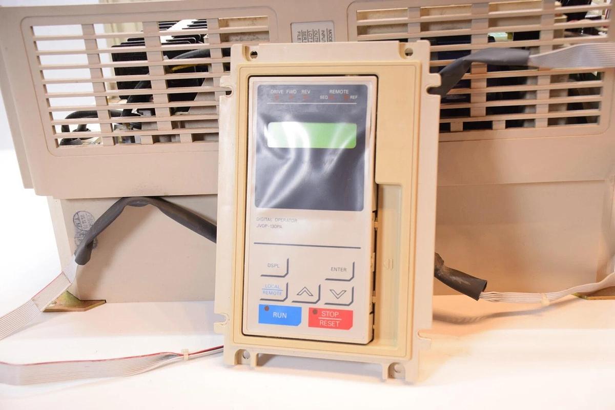 Used YASKAWA ELECTRIC CIMR-P5M5015 50151F 3Ph 500-600V 28Amp AC Drive